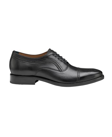 Мужские классические туфли danridge cap toe Johnston & Murphy, черный ...
