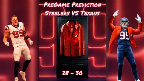 Pre Game Predictions Week 4 Steelers Vs Texans 28 30 Wearetexans