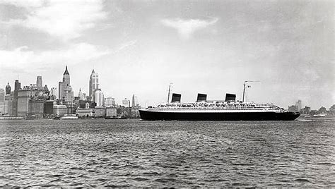 Normandie Crash Landing Ocean Liners Magazine