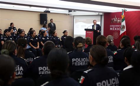 Sspc Reconoce La Labor Y Compromiso De Las Mujeres Que Integran La Policía Federal Secretaría