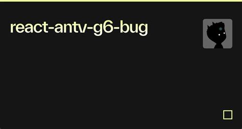 React Antv G6 Bug Codesandbox