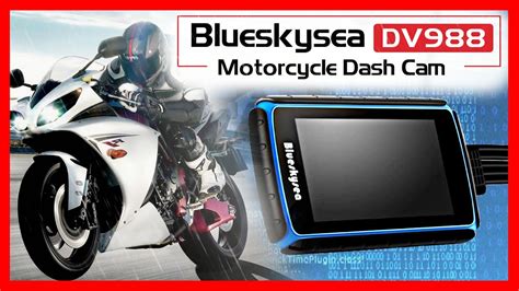 Blueskysea Dv Motorcycle Dash Cam Youtube