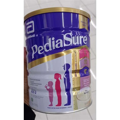 Jual SUSU PEDIASURE TRIPLESURE VANILA MADU 850 GR Shopee Indonesia