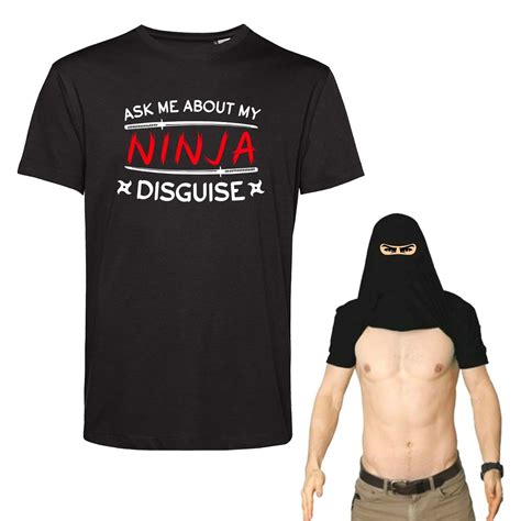 Ninja Disguise T Shirt Partykungen