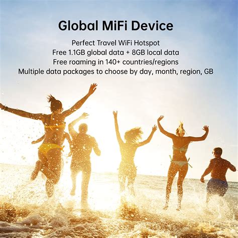 GlocalMe G4 Pro 4G LTE Mobile Hotspot 5 Touch Screen Worldwide High