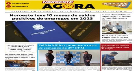 Confira A Edi O De N Mero Do Jornal Noroeste Agora Natividade Fm