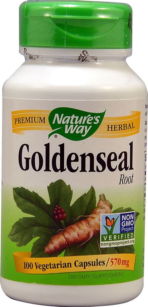 Nature S Way Goldenseal Root Traditional Digestive Support 570 Mg