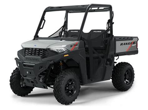 New 2024 Polaris Ranger SP 570 Premium Ghost Gray Utility Vehicles In