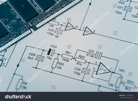 Diagram With Computer Memory Stock Photo 115789324 : Shutterstock