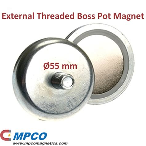 Neodymium Thread Stem Pot Magnet Mm Mpco Magnets