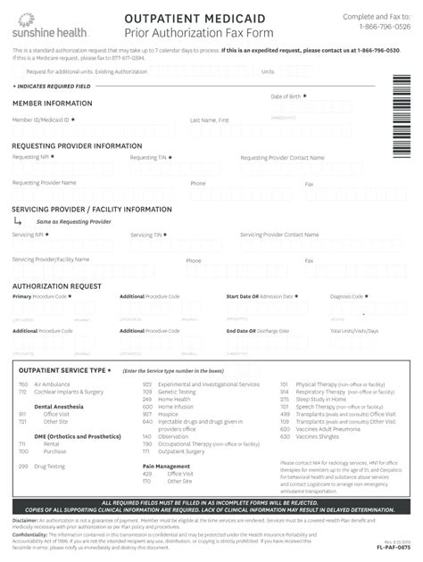 Fl Prior Authorization Fill Out And Sign Online Dochub