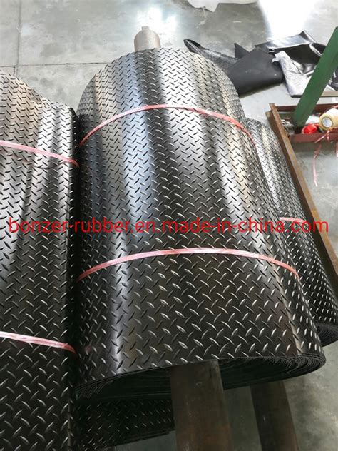 Rubber Diamond Willow Mat Roll Mm Thickness Non Skid Rubber Sheet