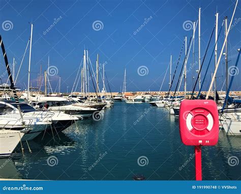 Port Vauban And Fort Carre Antibes South Of France Editorial Image