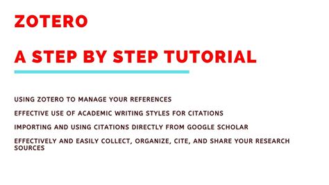 How To Use Zotero A Step By Step Tutorial Youtube