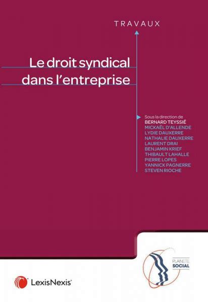 Le Droit Syndical Dans L Entreprise Portail Universitaire Du Droit