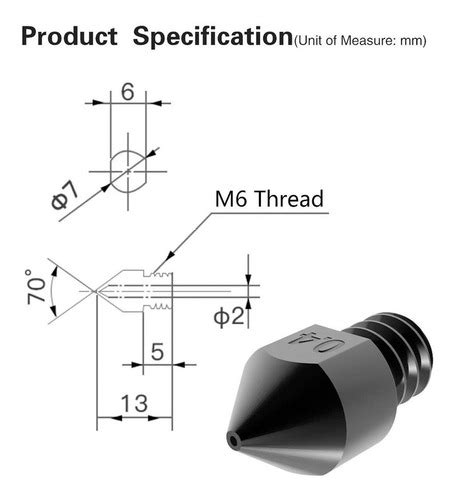 Bico Nozzle Mk A O Endurecido Blue Makers