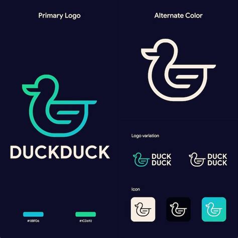 Premium Vector Creative Simple Duck Logo Concept