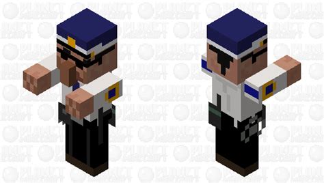 Villager Police Officer Chief Minecraft Mob Skin