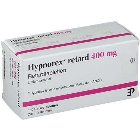 HYPNOREX Retard 400 Mg Retardtabletten 100 St Shop Apotheke