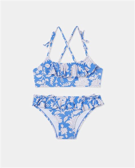Comprar Bikini Niña flores blancas Unit Hipercor