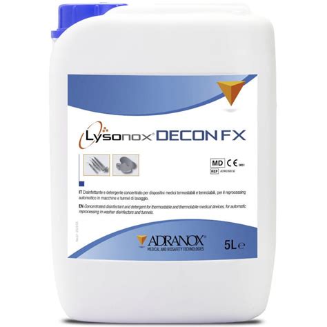 Disinfectant Cleaner Lysonox Decon Fx ADRANOX Liquid 5000 ML