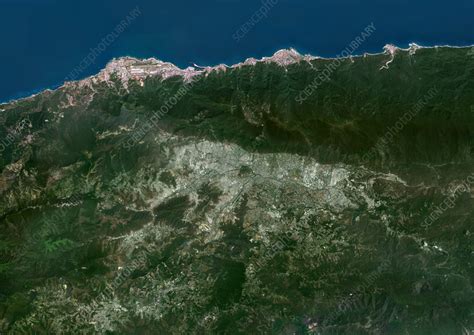 Caracas, Venezuela, satellite image - Stock Image - C057/5918 - Science ...