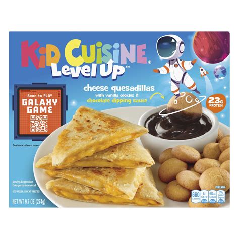 Kid Cuisine Level Up Cheese Quesadillas Frozen Meal - Shop Entrees ...