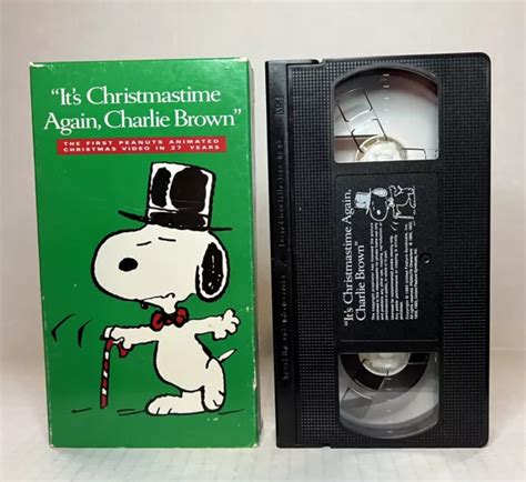 It S Christmastime Again Charlie Brown Vhs Shell Oil Vhs