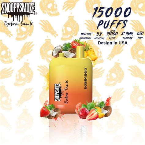 Hot Snoopysmoke Extra Tank 15000 Puffs Plus Twist Double Taste