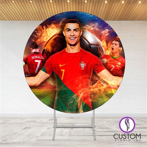 Painel Redondo Cristiano Ronaldo Custom Studio Inc