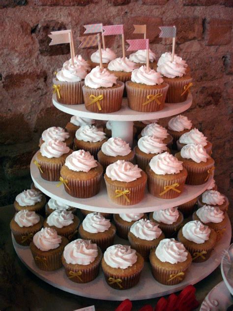 Pin By Andressa Valente On Nova Mini Wedding Cupcakes Cupcake Tower Wedding Cupcake Tower