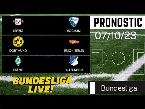 PRONOSTIC FOOT PRONOSTIC BUNDESLIGA BAYERN DORTMUND WOLFSBURG