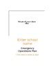 Emergency Operations Plan Eop Thorough Template Editable Fillable