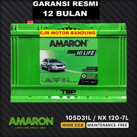 Jual Aki Mobil Amaron Hi Life Mf D L D L Nx L Fortuner