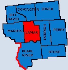 Lamar County part of the MSGenWeb