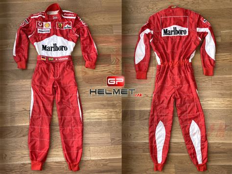 Michael Schumacher 2006 Racing Suit Team Ferrari F1 Gphelmet