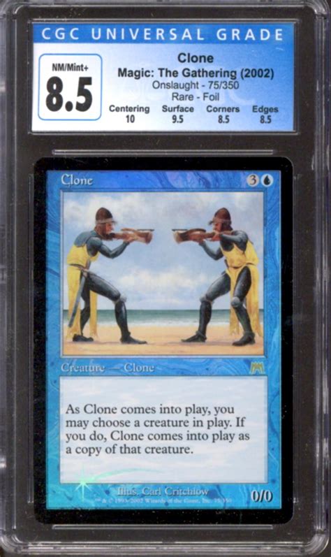 Magic The Gathering Onslaught Foil Clone Cgc Near Mint Nm