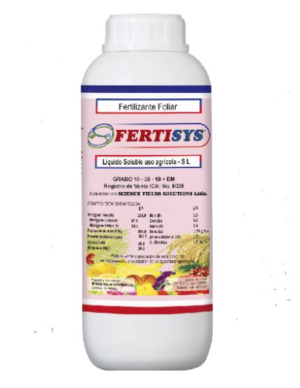 Fertilizante Foliar Fertisys 500