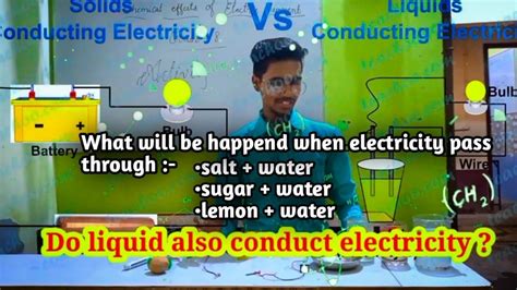 Do Liquids Conduct Electricity Chemical Effect Of Electric Current Class 8 Mrbihar