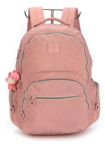 Morral Escolar Luxcel Up You Mj Up Color Nude L Mercadolibre