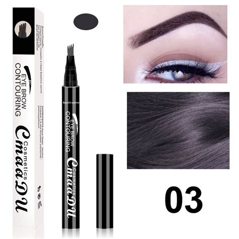 Sdjma 4 Tip Microblade Brow Pen Liquid Water Eyebrow Pencil 3d