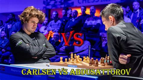 Magic Moment Magnus Carlsen Vs Nodirbek Abdusattorov Tata Steel