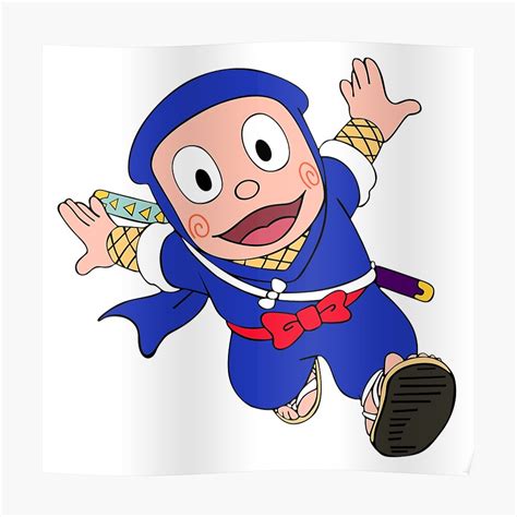 "Ninja Hattori" Poster by SmalsodoCalbino | Redbubble