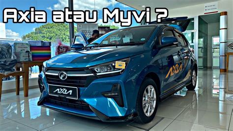 Perodua Axia Adv Coral Blue Perodua Gurun Youtube