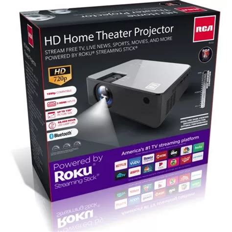 Rca P Roku Proyector De Cine En Casa Inteligente Rpj Color