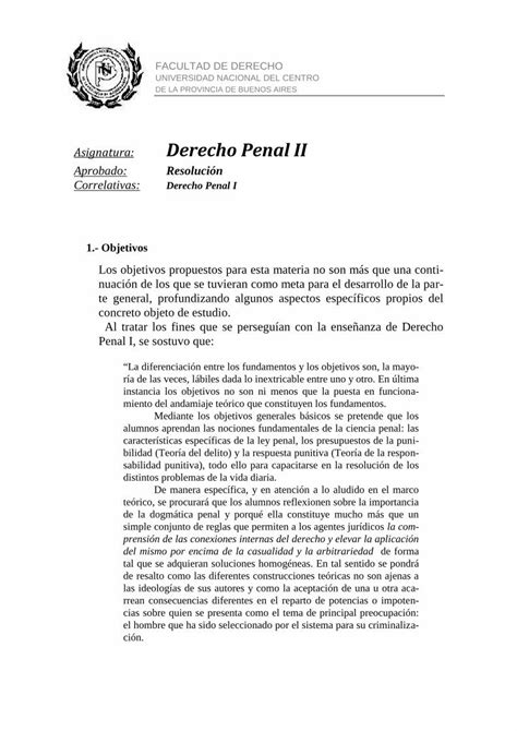 Pdf Facultad De Derecho Universidad Nacional Del · Elementos Del Tipo Penal Elementos