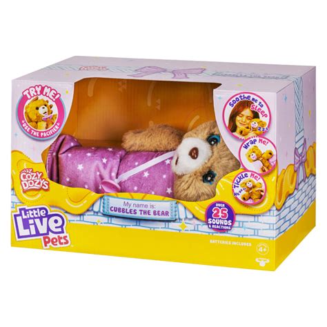 Little Live Pets Oso De Peluche Cozy Dozys Sonidos Y Reacciones