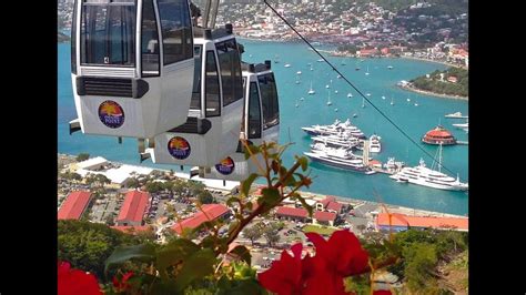 St Thomas Us Virgin Islands Sky Ride Paradise Point Youtube