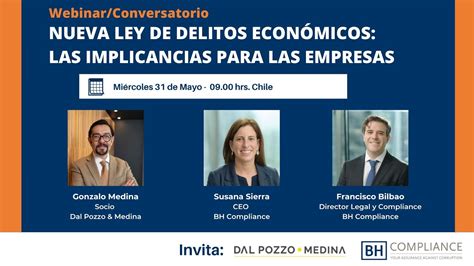 Webinar Nueva Ley De Delitos Econ Micos Las Implicancias Para Las