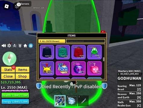 Blox Fruits 2550 Lvl GodHuman MAX Blizzard 7 Leg Swords Phoenix Fruit